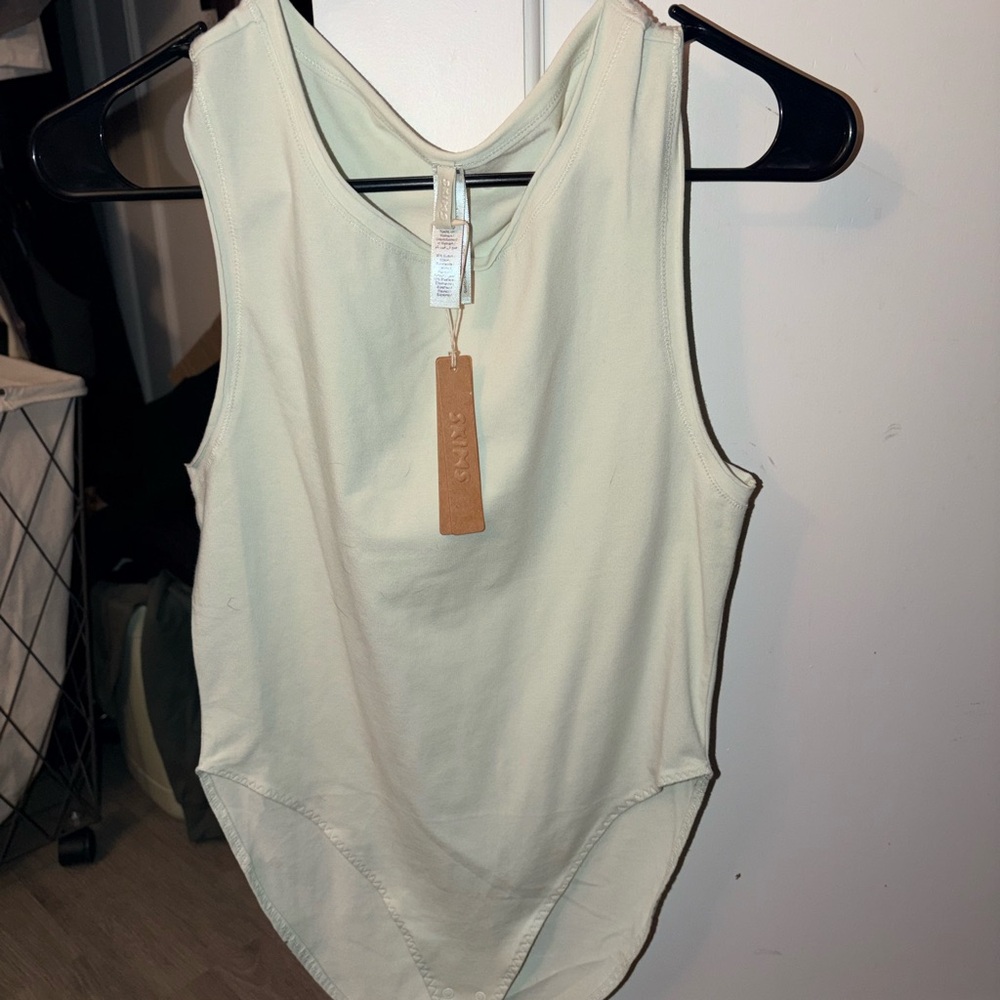 Skims NWT Sage bodysuit soft cotton